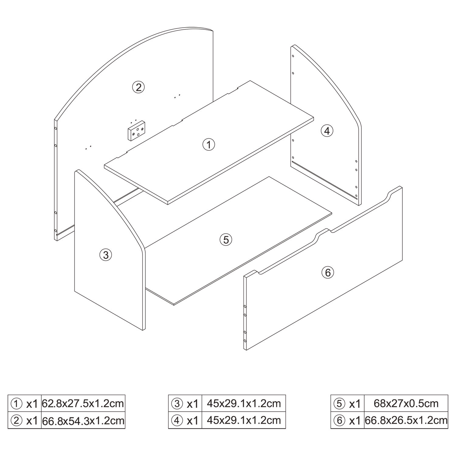 Kinderbank weiß Kindersitzbank Sitzbank Bank Truhe Holz Kinderhocker
