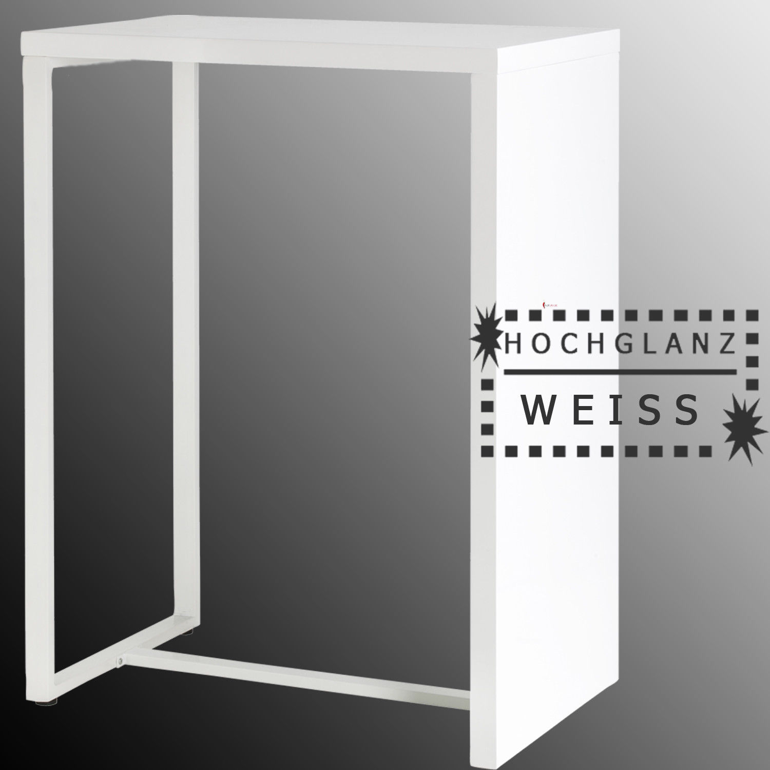 Küchentheke weiß HOCHGLANZ Küchentresen Stehtisch Esstisch Bartisch