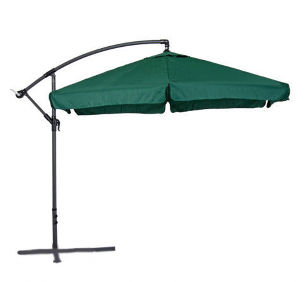 Ampelschirm Ø 3,5m Schirm Sonnenschirm ca. 350cm Gartenschirm Volant